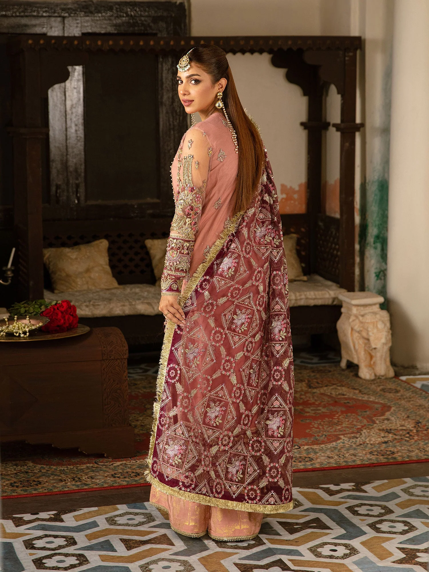 Maryam Hussain Gulaab Wedding Formals – MEHR - Image 6