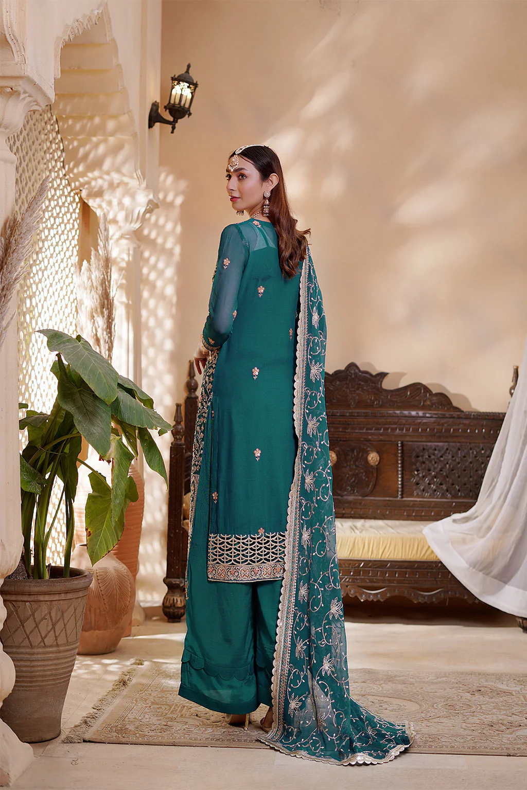 Maryam's Afsaneh Embroidered Formal Festive Collection – A-07 - Image 3