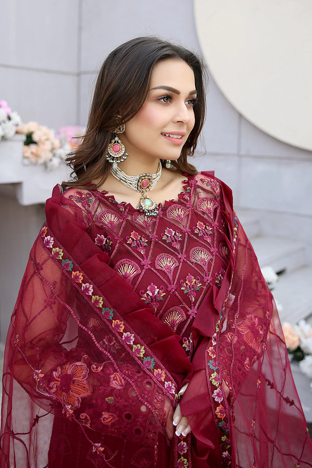 Maryam's Misaal Embroidered Formal Stitched/Pret Festive Collection – M-201 - Image 5