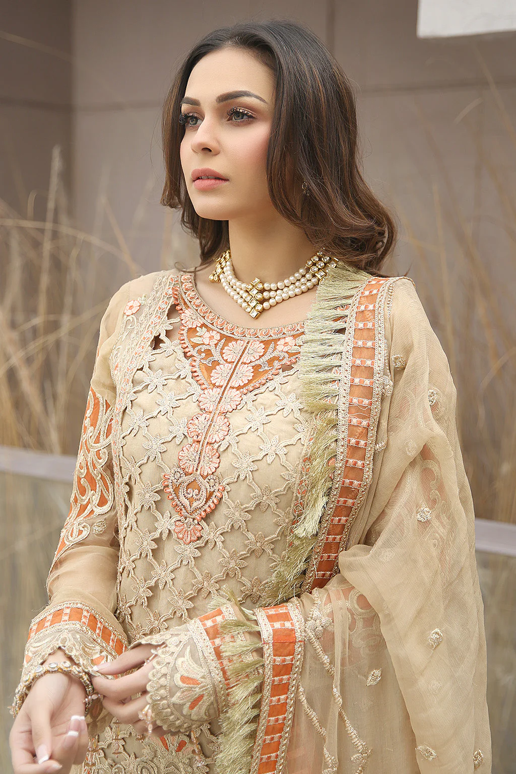 Maryam's Misaal Embroidered Formal Stitched/Pret Festive Collection – M-204 - Image 6