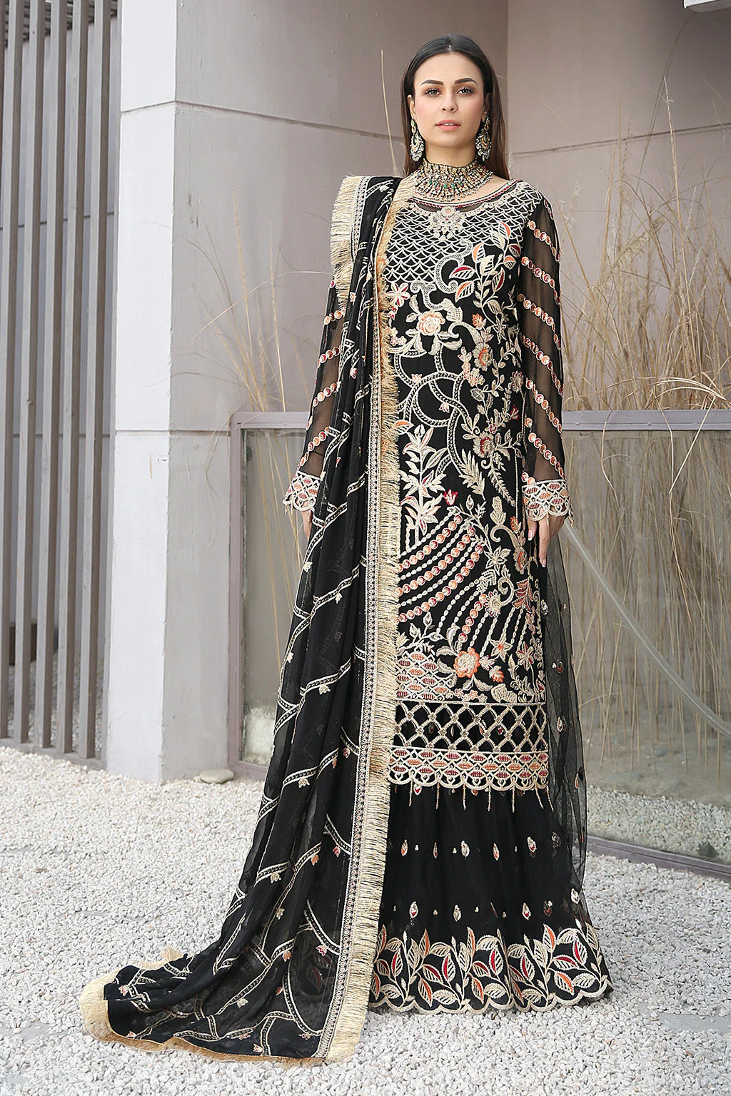 Maryam's Misaal Embroidered Formal Stitched/Pret Festive Collection – M-206 - Image 6