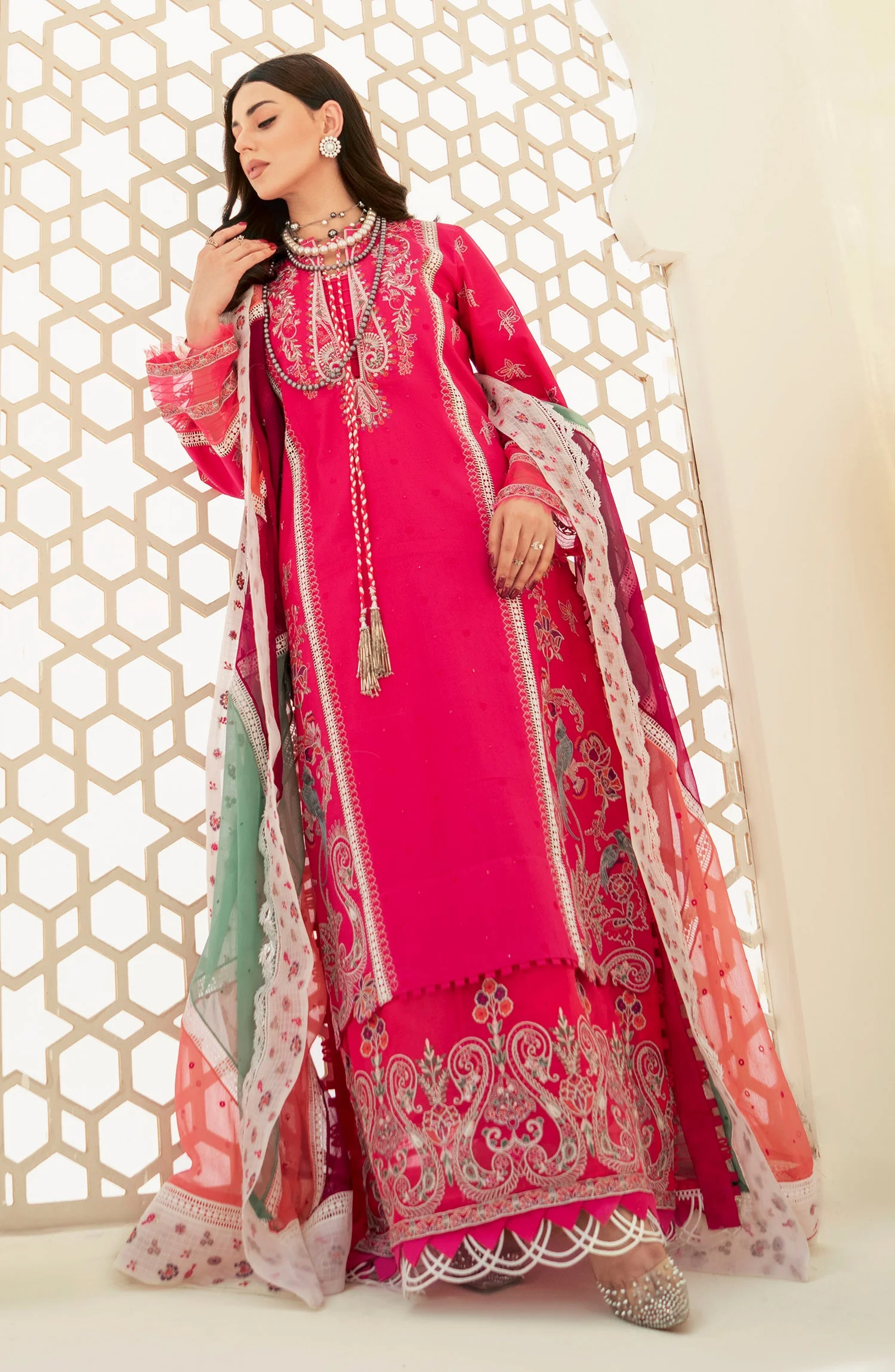 Maryum N Maria Amaya – Formal Dress - Fuchsia Reverie (MLFD-115) - Image 3