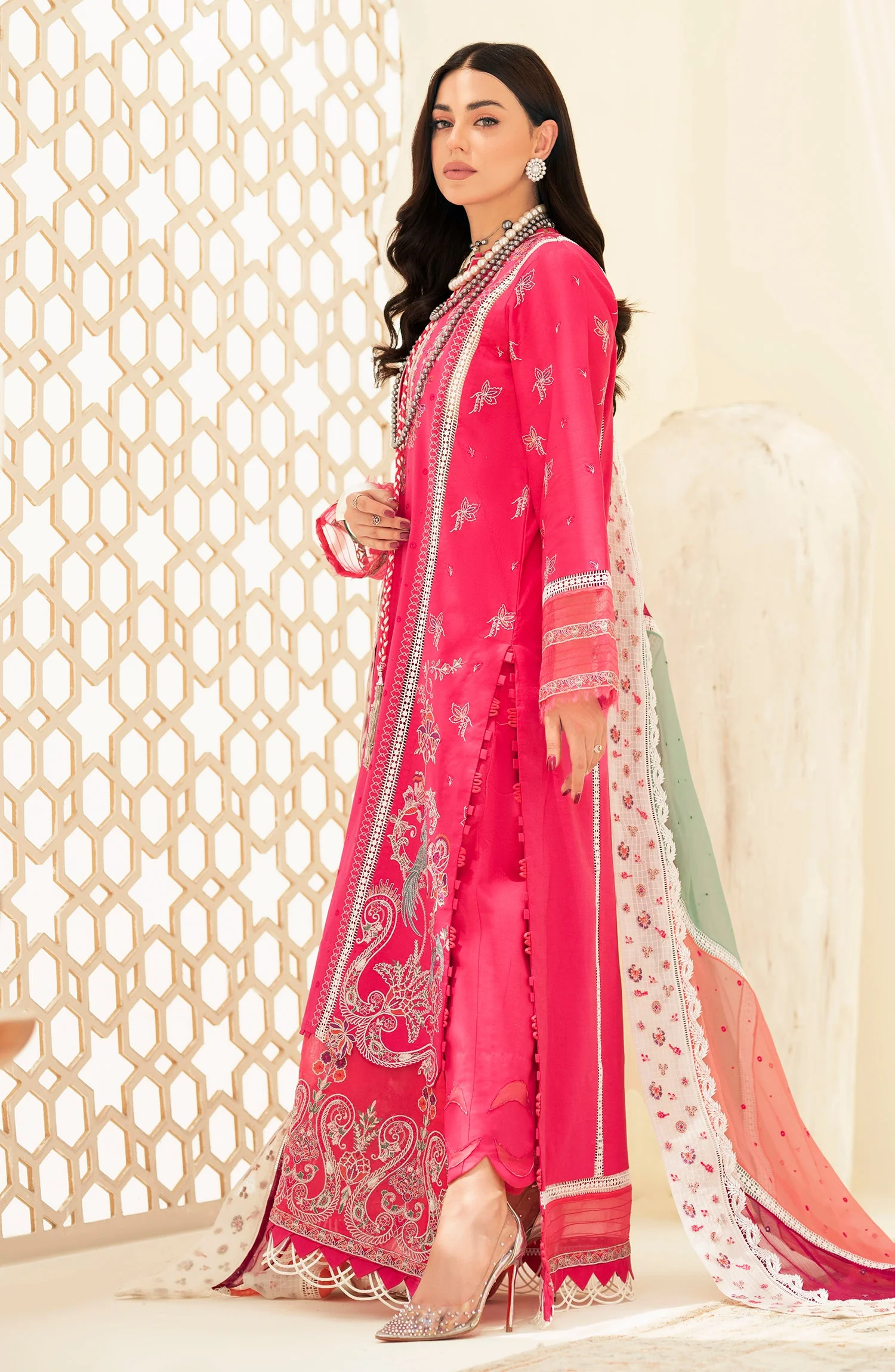 Maryum N Maria Amaya – Formal Dress - Fuchsia Reverie (MLFD-115) - Image 5