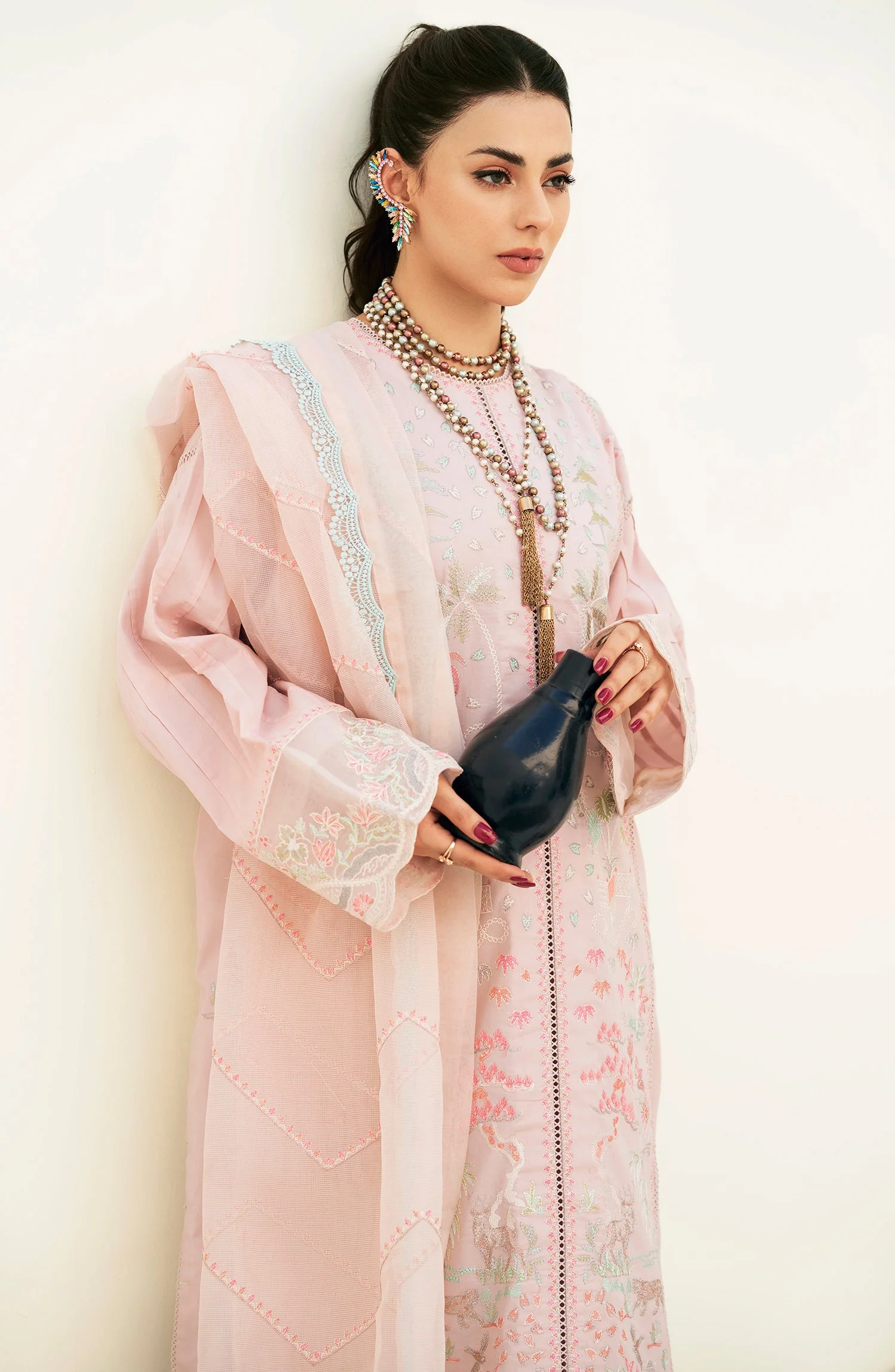 Maryum N Maria Amaya – Formal Dress - Luxe Pink (MLFD-120) - Image 3