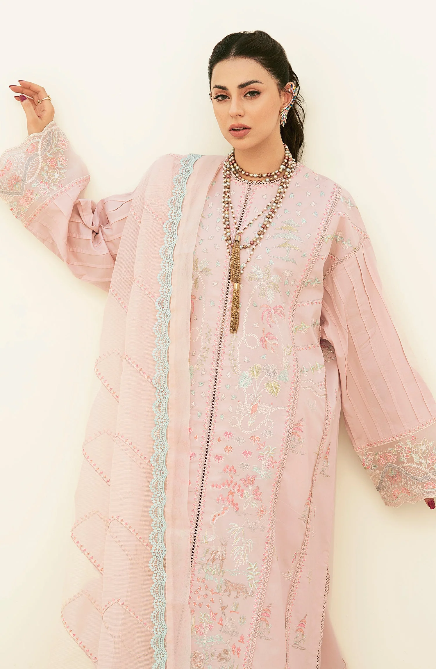 Maryum N Maria Amaya – Formal Dress - Luxe Pink (MLFD-120) - Image 4