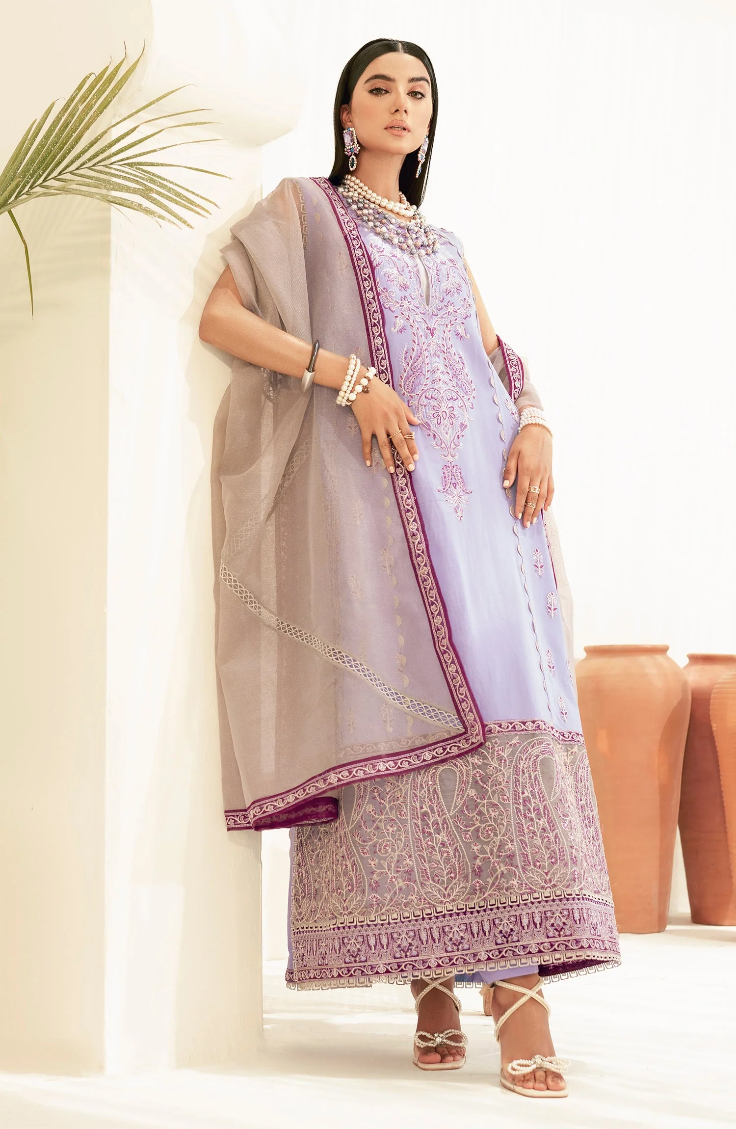 Maryum N Maria Amaya – Formal Dress - Mauve Splendor (MLFD-125) - Image 2
