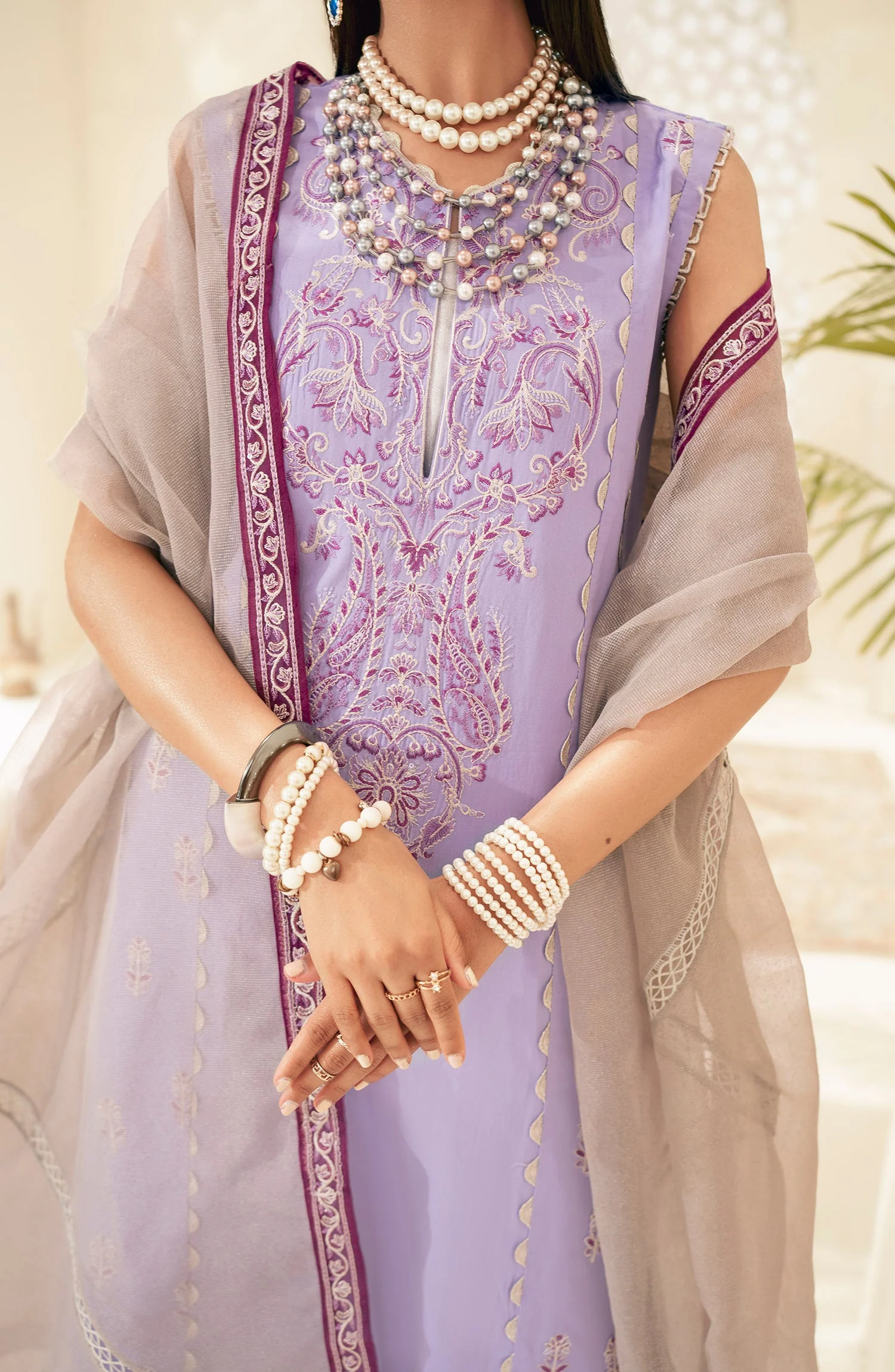 Maryum N Maria Amaya – Formal Dress - Mauve Splendor (MLFD-125) - Image 6