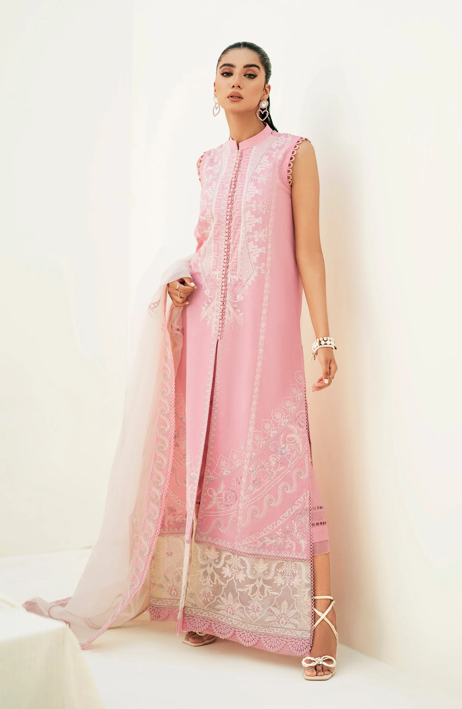 Maryum N Maria Amaya – Formal Dress - Pink Blush (MLFD-124) - Image 3