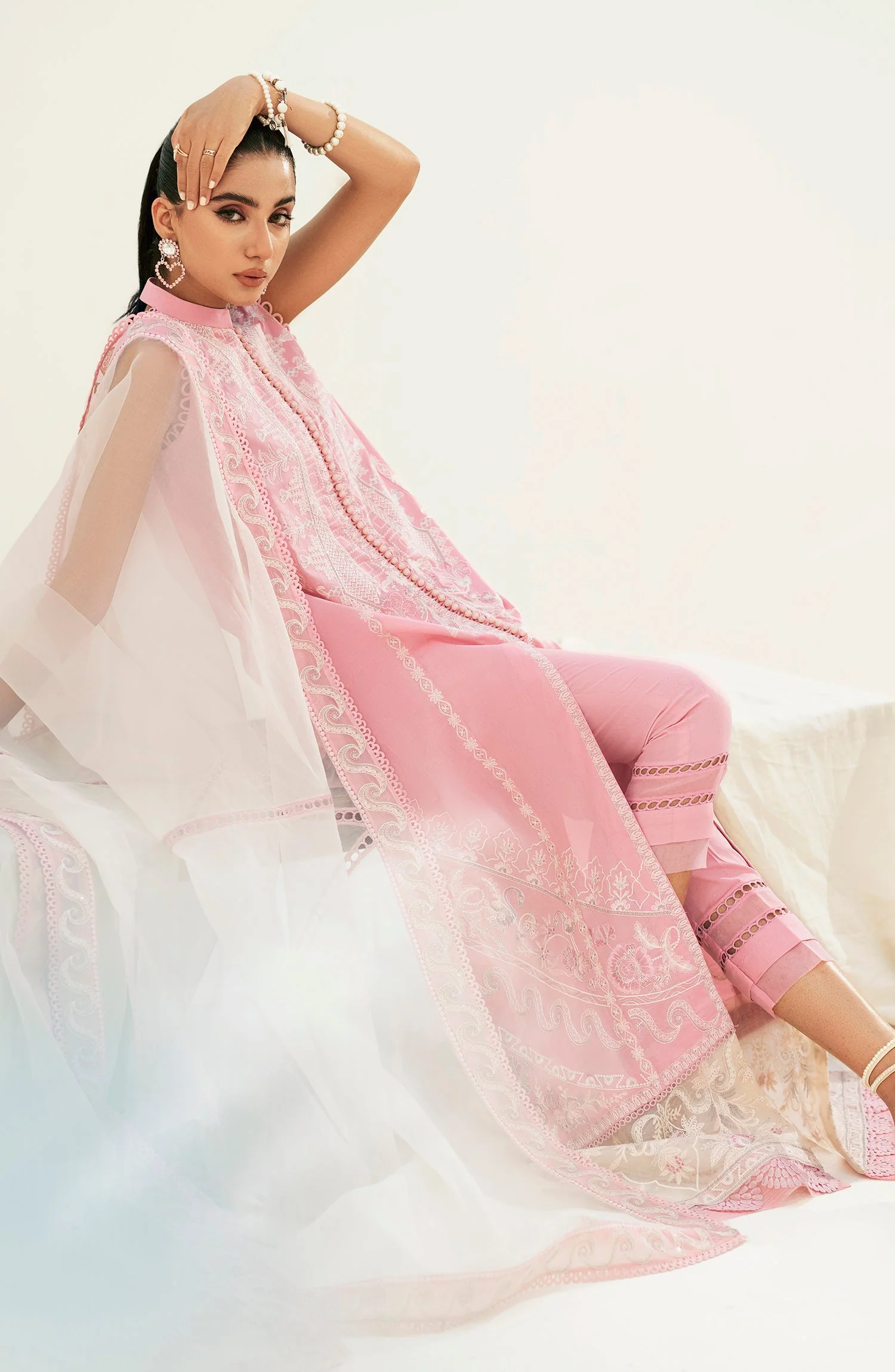 Maryum N Maria Amaya – Formal Dress - Pink Blush (MLFD-124) - Image 4