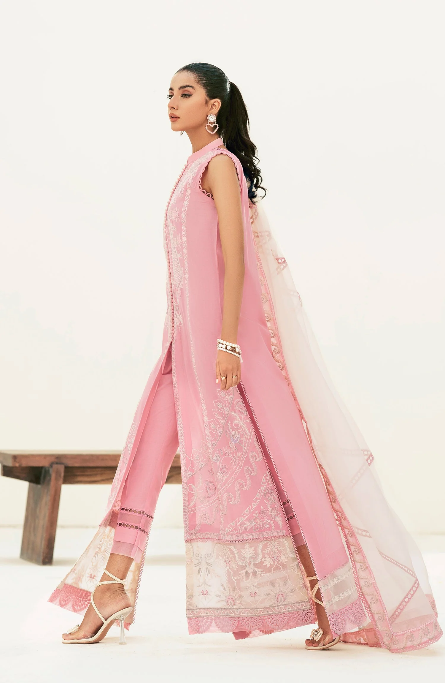 Maryum N Maria Amaya – Formal Dress - Pink Blush (MLFD-124) - Image 5