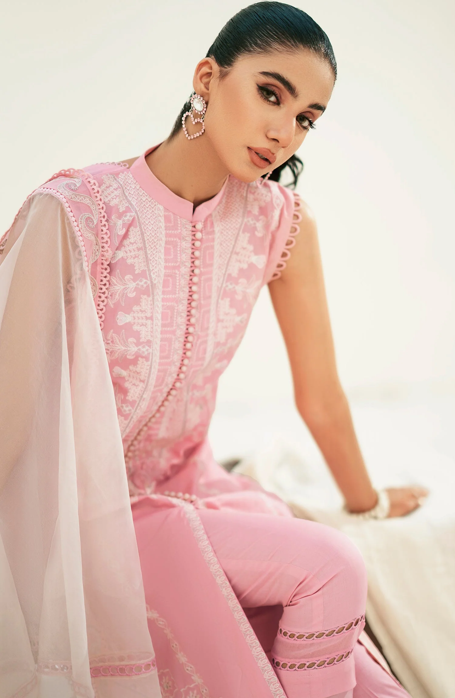 Maryum N Maria Amaya – Formal Dress - Pink Blush (MLFD-124) - Image 6