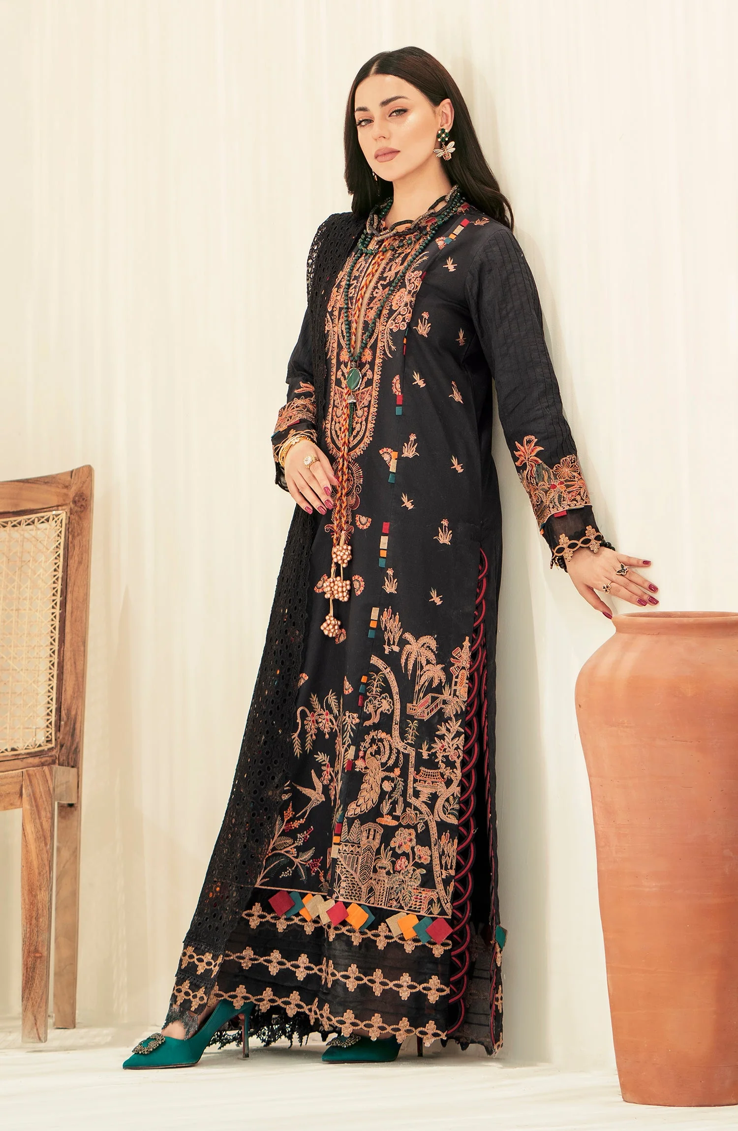 Maryum N Maria Amaya – Formal Dress - Rich Mystique (MLFD-116) - Image 2
