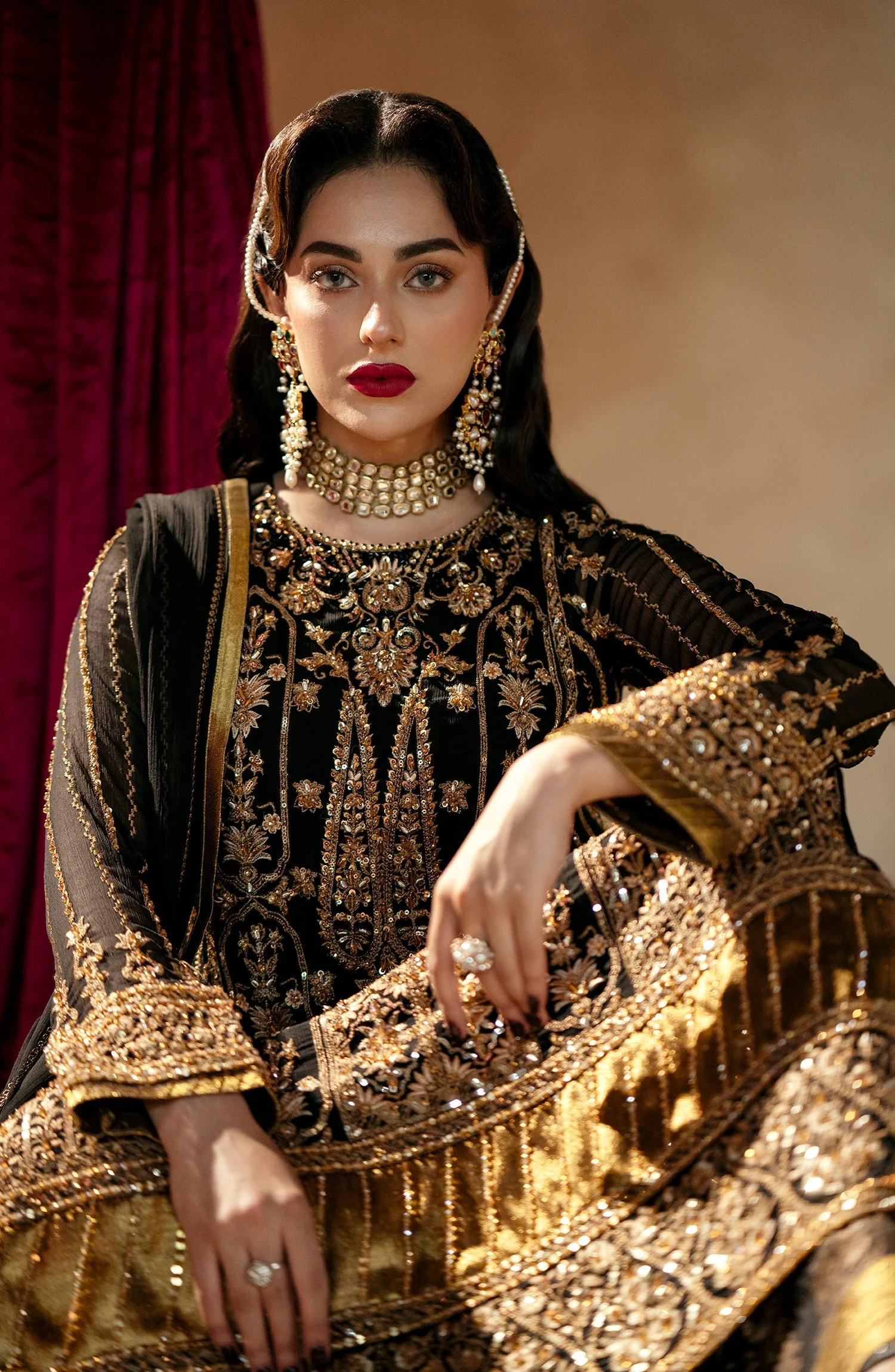Maryum N Maria Zamani Beghum Luxury Formals – Amber-MW23-519 - Image 6