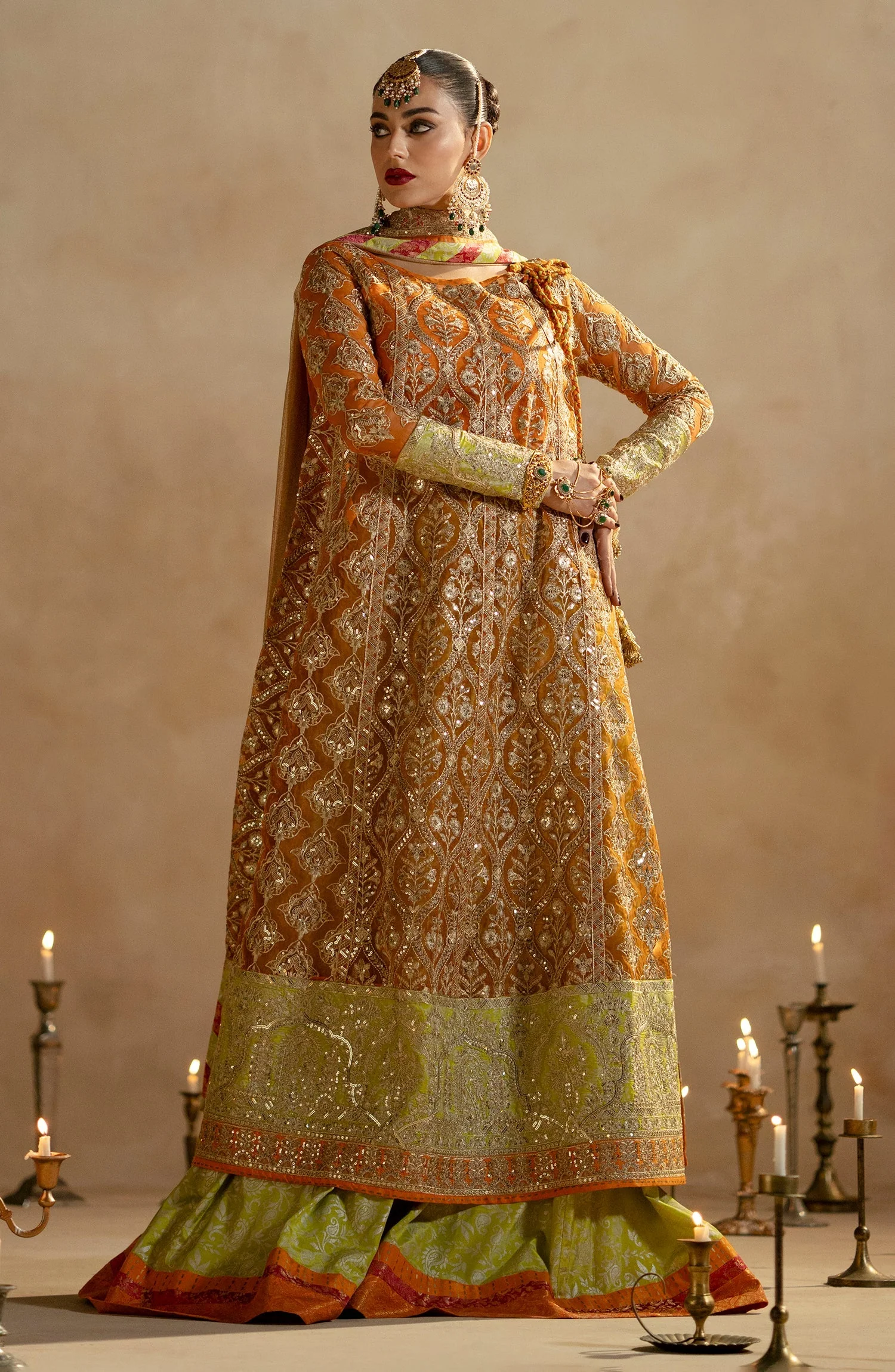 Maryum N Maria Zamani Beghum Luxury Formals – Citrine-MW23-515 - Image 2