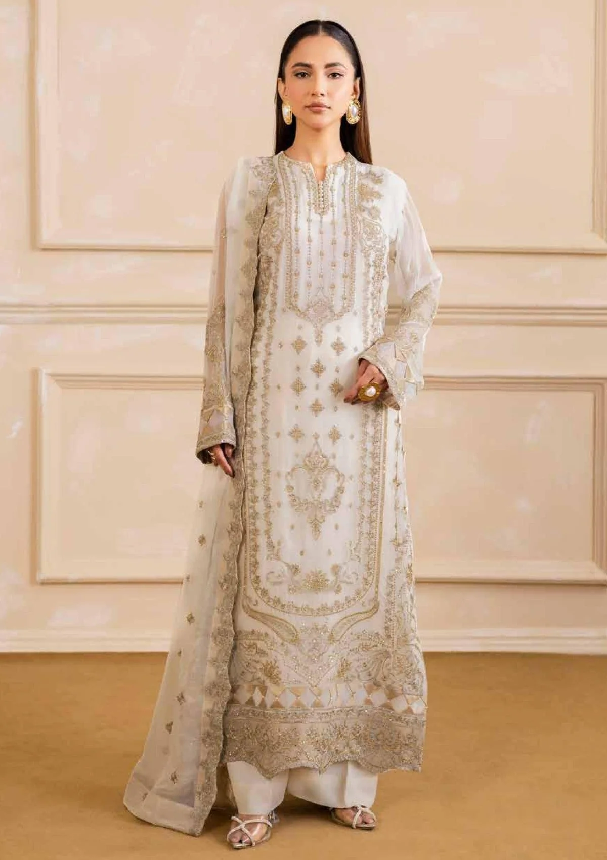 Maryum N Maria - Freesia Emira Luxury Formals – FW-40036 - Zarrin - Image 3