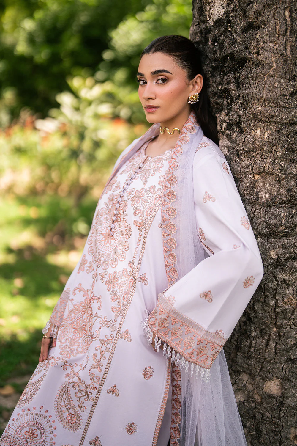 Maryum N Maria Luxury Lawn – DAHLIA - MSU0629 - Image 5