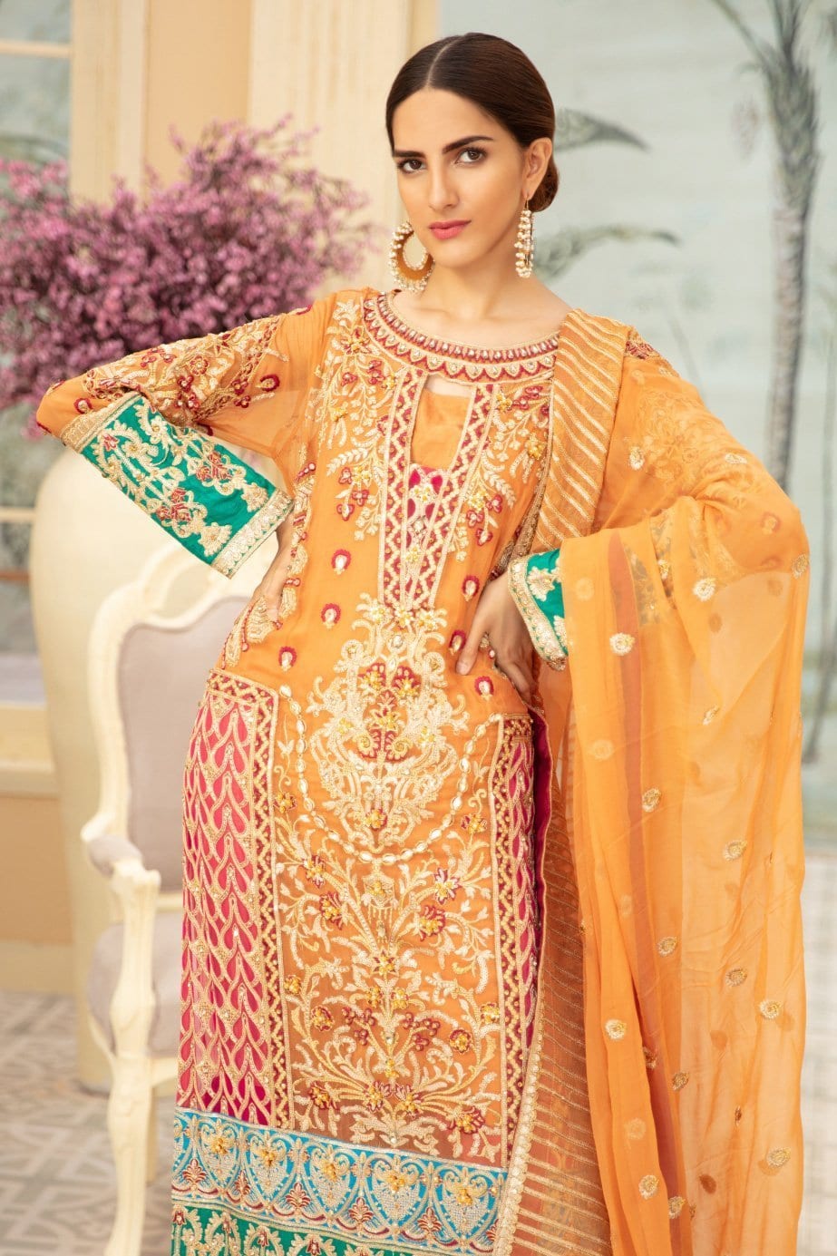 Maryum N Maria Premium Chiffon Collection – CHERIS MUDLLE (MMD-10) - Image 2