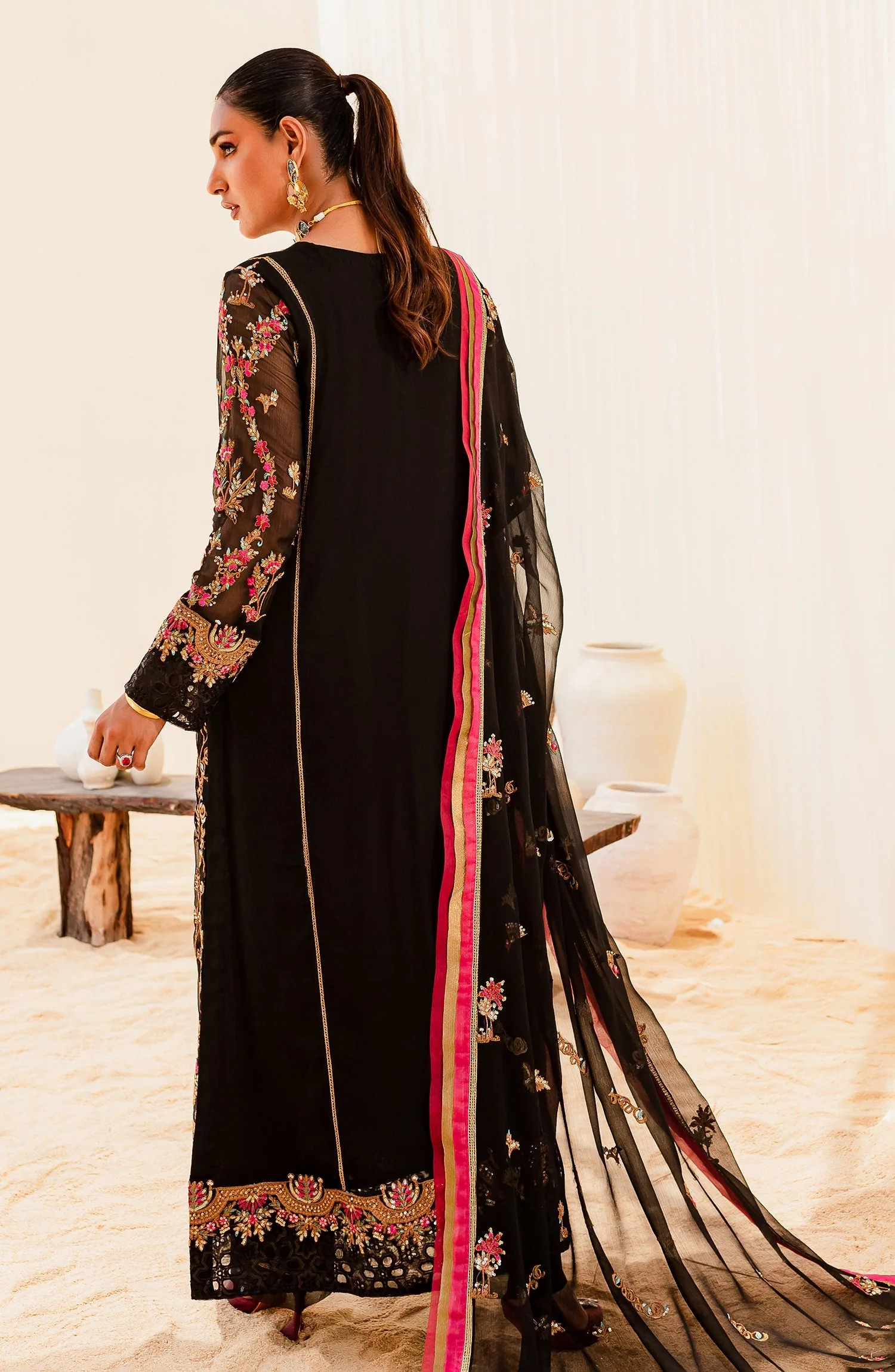 Maryum N Maria Sejal Formal Collection – BLACK IRIS (QS23-507) - Image 6