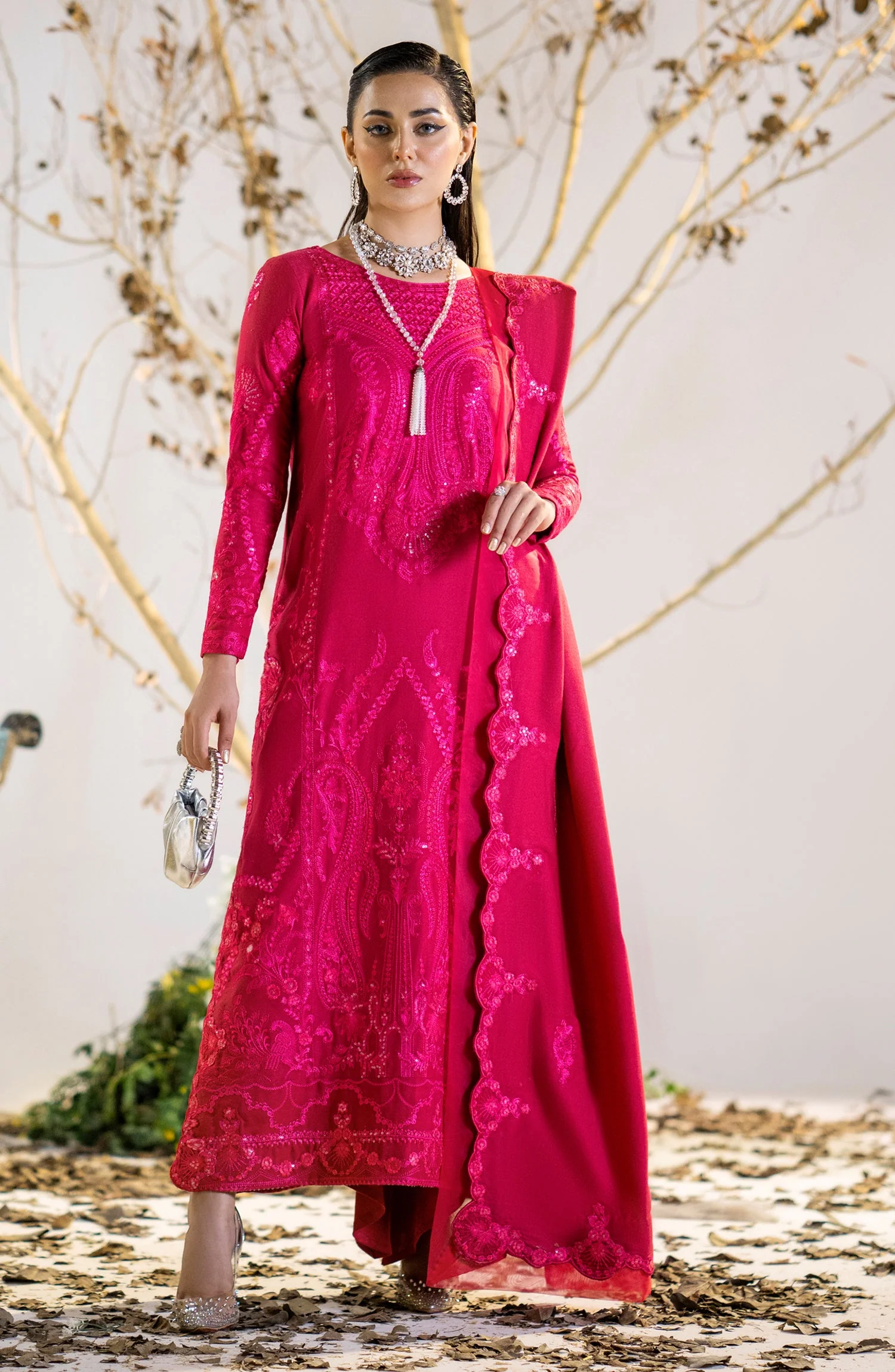 Maryum N Maria Shehrbano Winter Collection – HUSNA MW23554 - Image 2