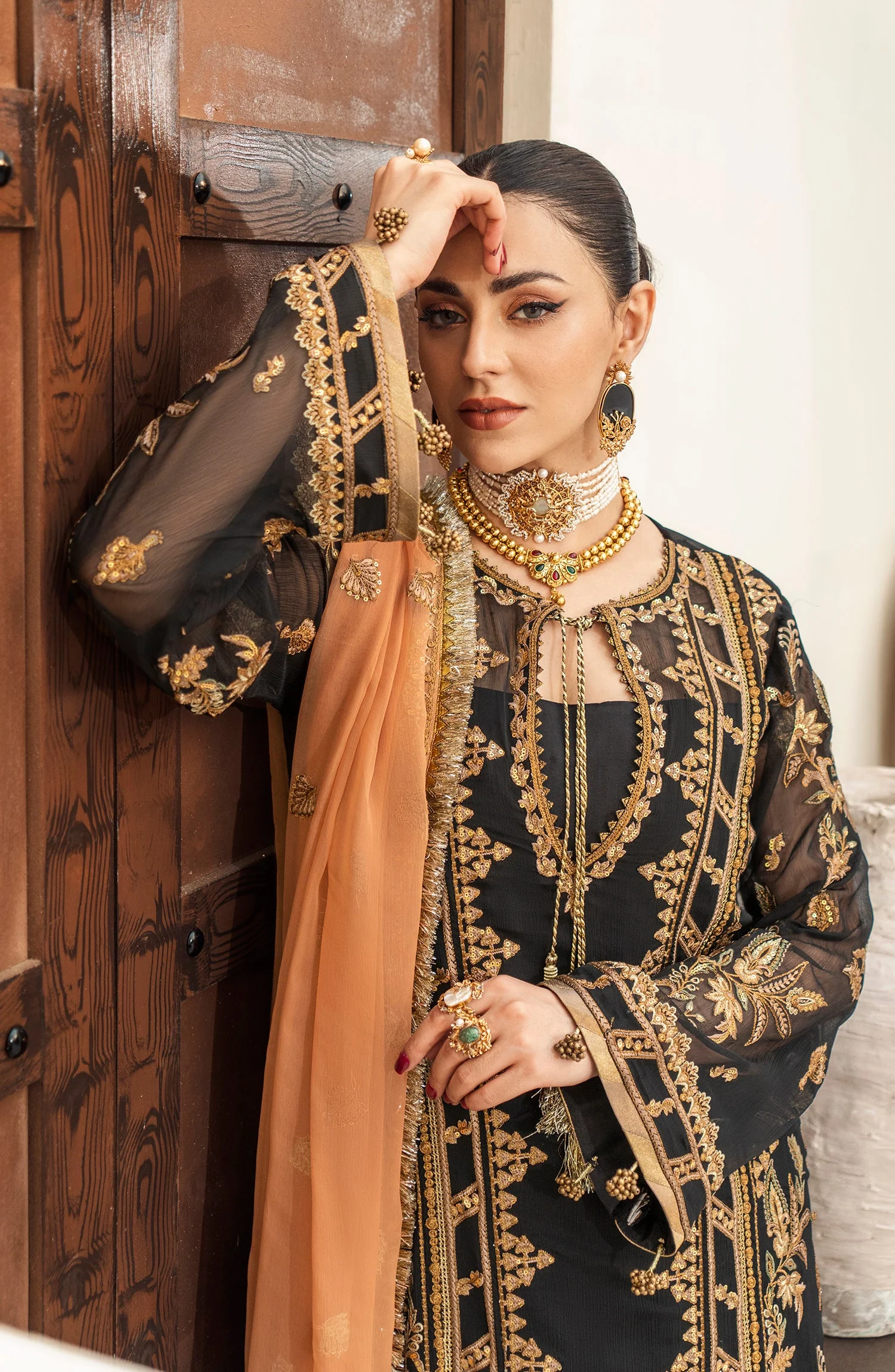Mashq Zainab by Maryum N Maria Luxury Formal Collection – Formal Dress - Evening Aura (QFD-0070) - Image 3