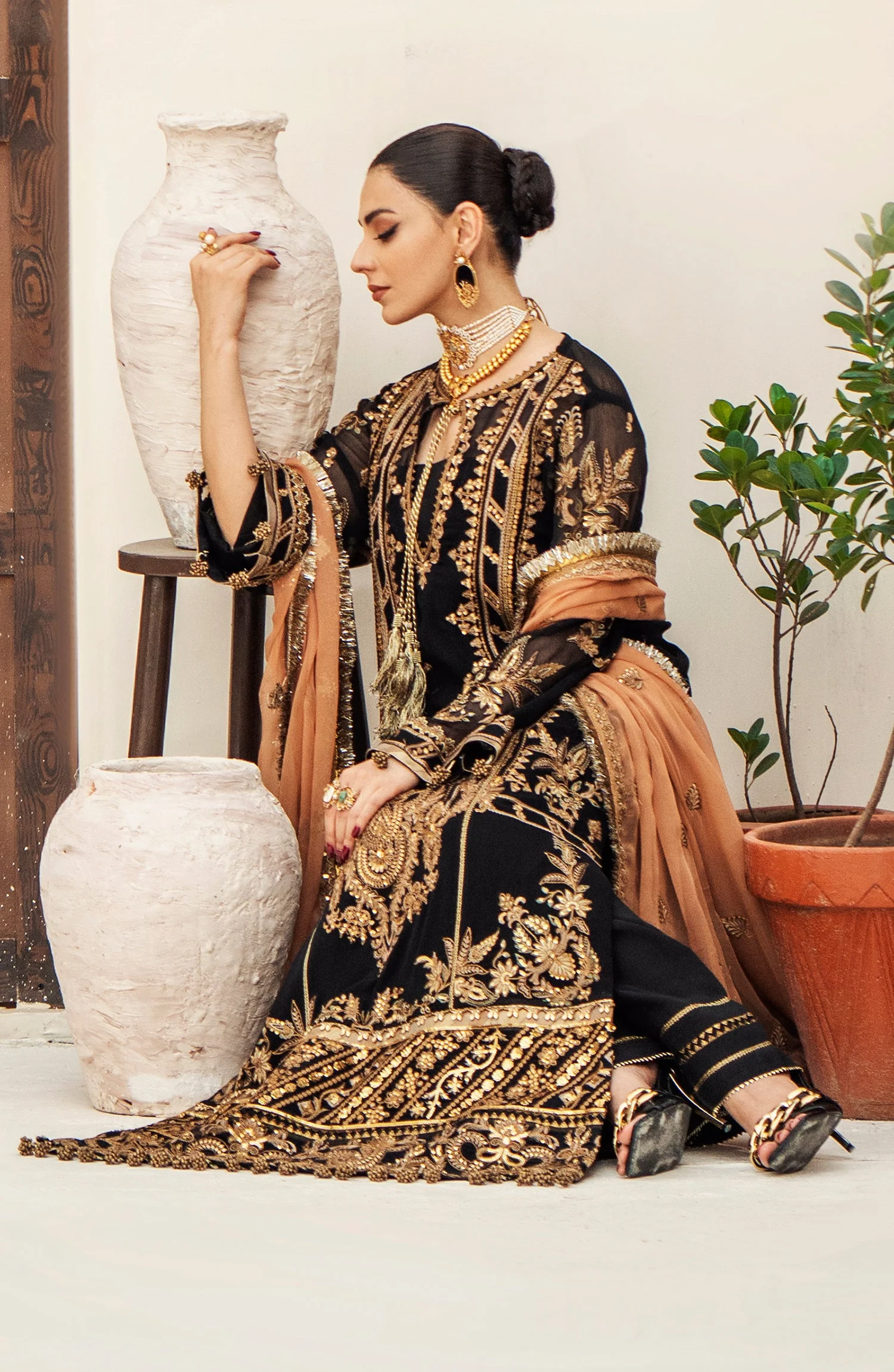 Mashq Zainab by Maryum N Maria Luxury Formal Collection – Formal Dress - Evening Aura (QFD-0070) - Image 4