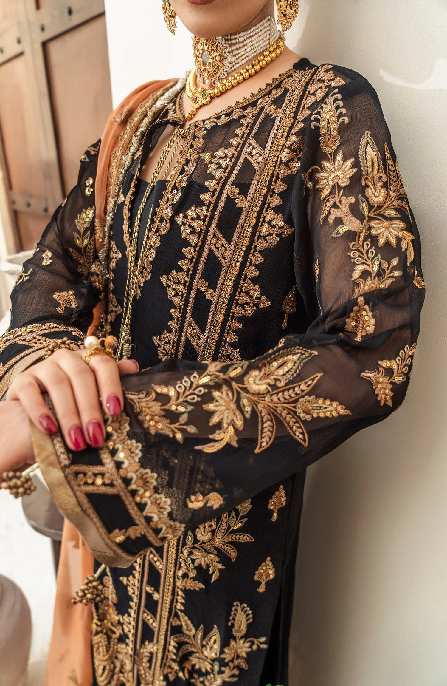Mashq Zainab by Maryum N Maria Luxury Formal Collection – Formal Dress - Evening Aura (QFD-0070) - Image 5