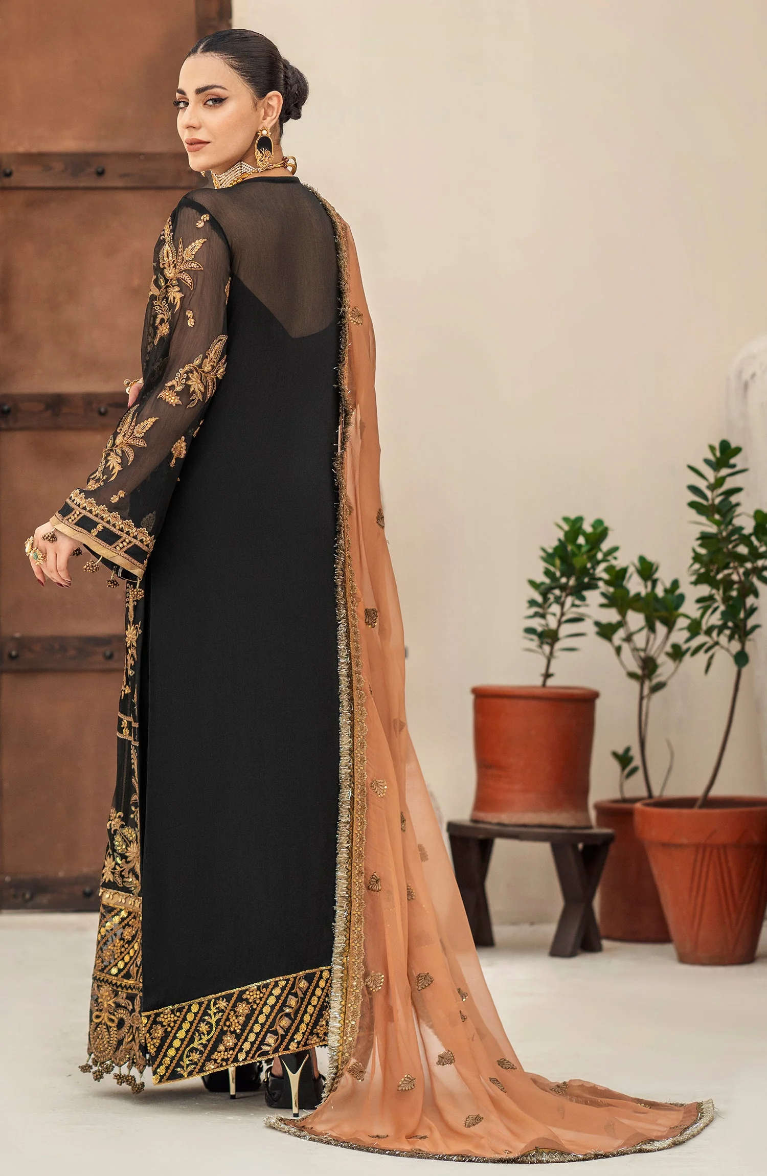 Mashq Zainab by Maryum N Maria Luxury Formal Collection – Formal Dress - Evening Aura (QFD-0070) - Image 6