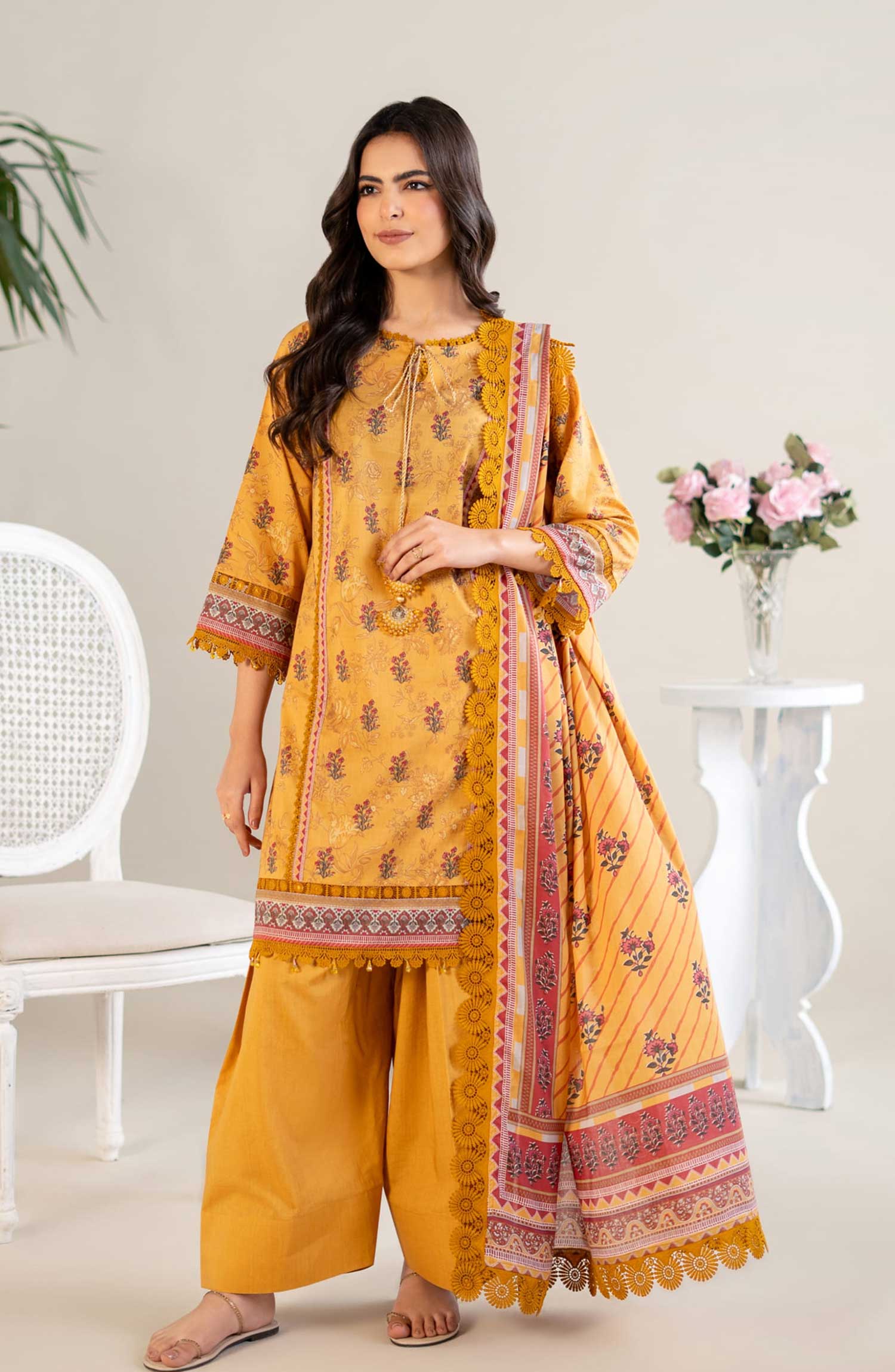 Mausummery Spring/Summer Lawn – D-08 MARIGOLD