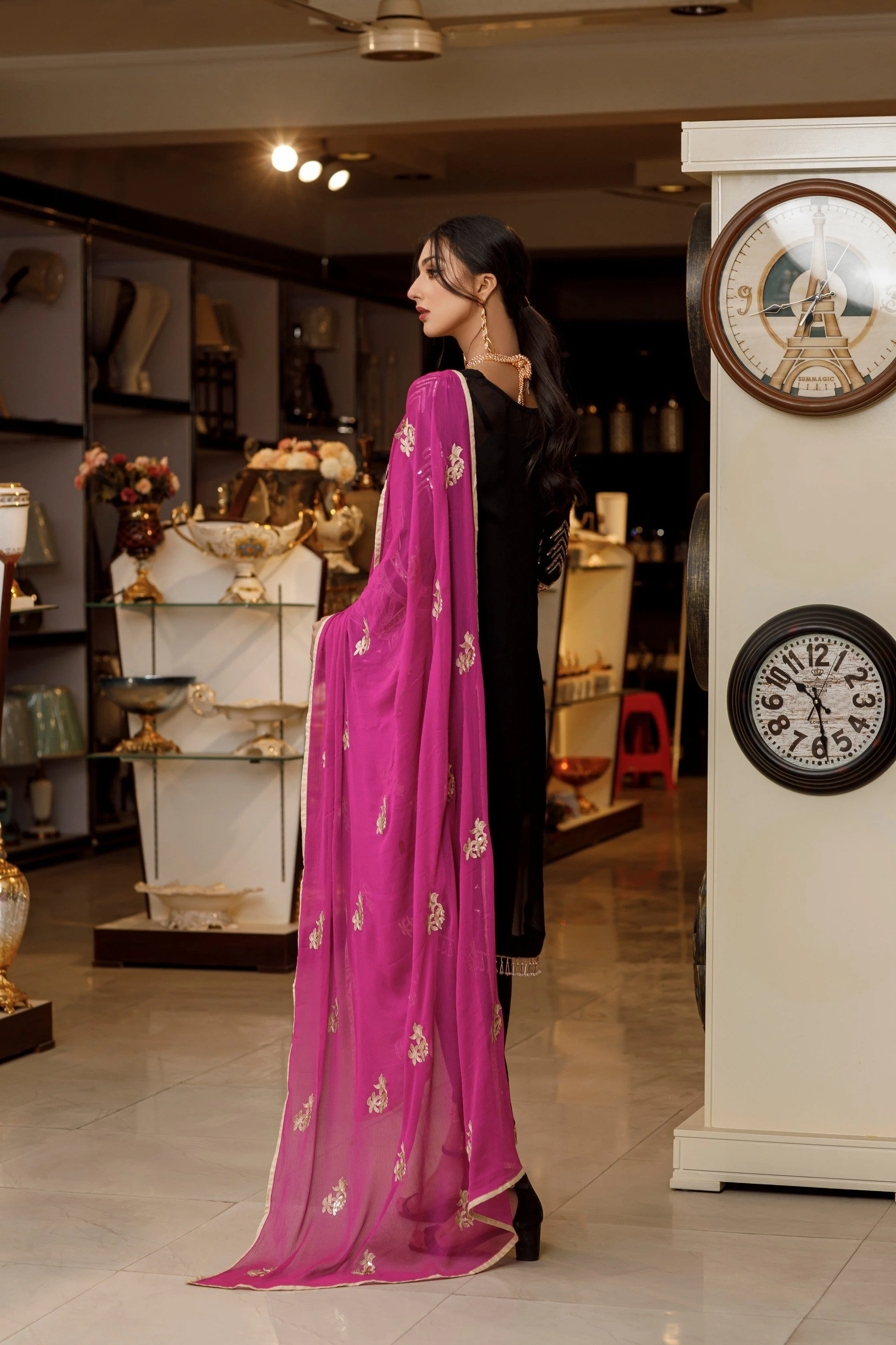 Meraki Embroidered Chiffon Collection Vol-2 – MEC2-12 - Image 3