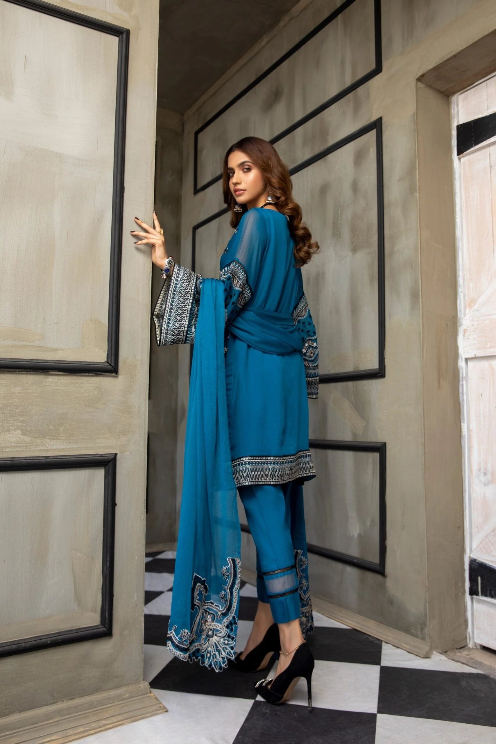 Meraki Embroidered Chiffon Collection Vol-3 – MCE3-2 - Image 6