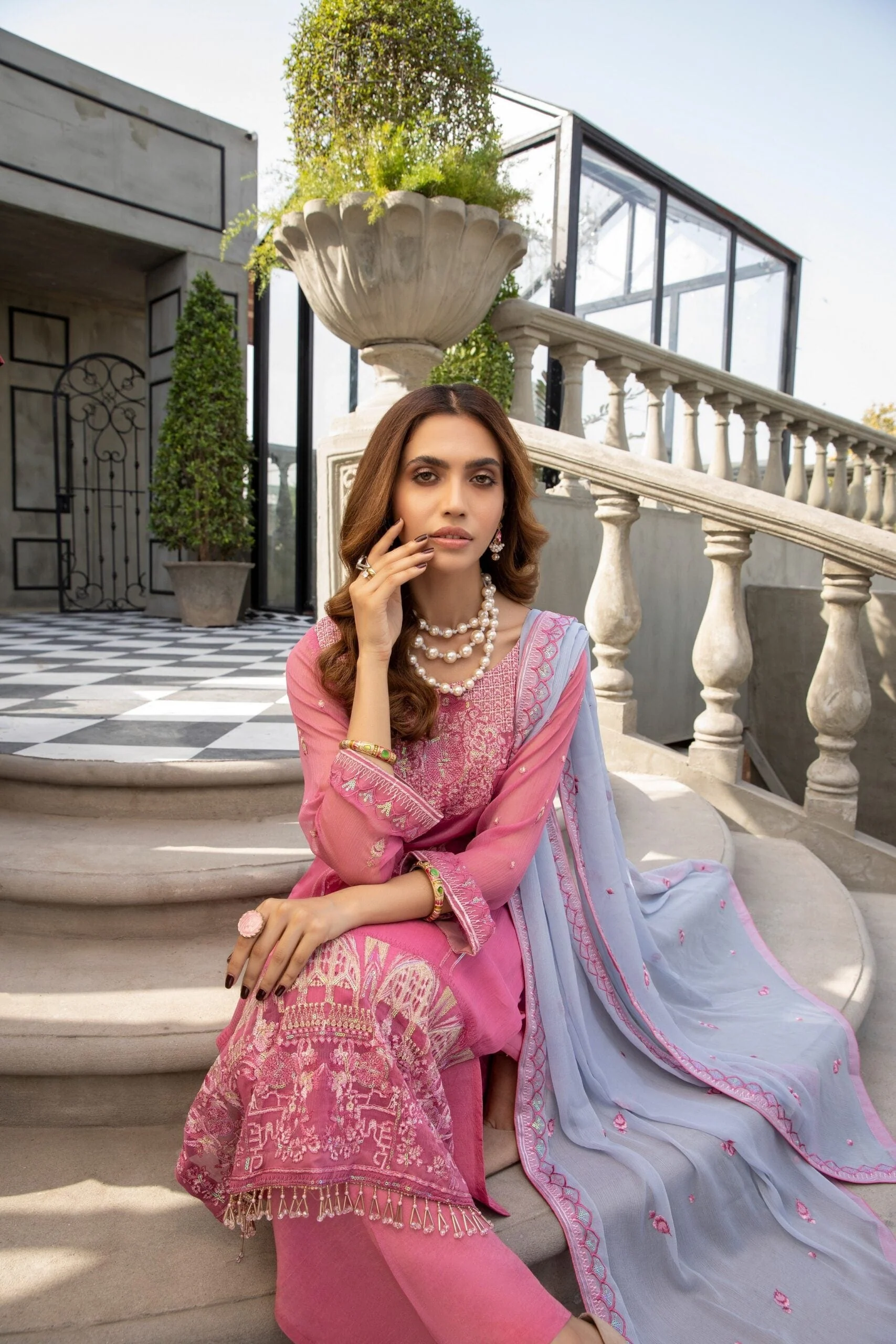 Meraki Embroidered Chiffon Collection Vol-3 – MCE3-7 - Image 2