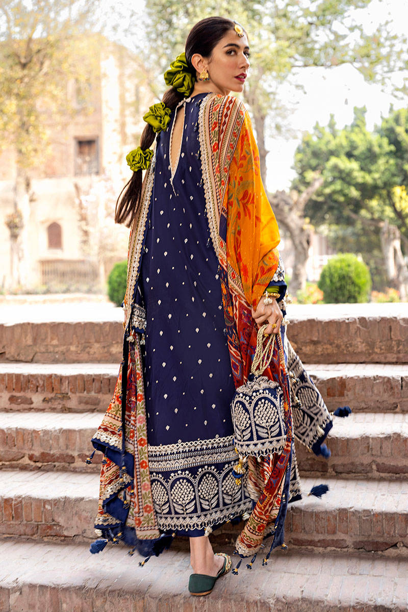 Mohsin Naveed Ranjha Festive Luxury Lawn Collection – Ashna - Image 8