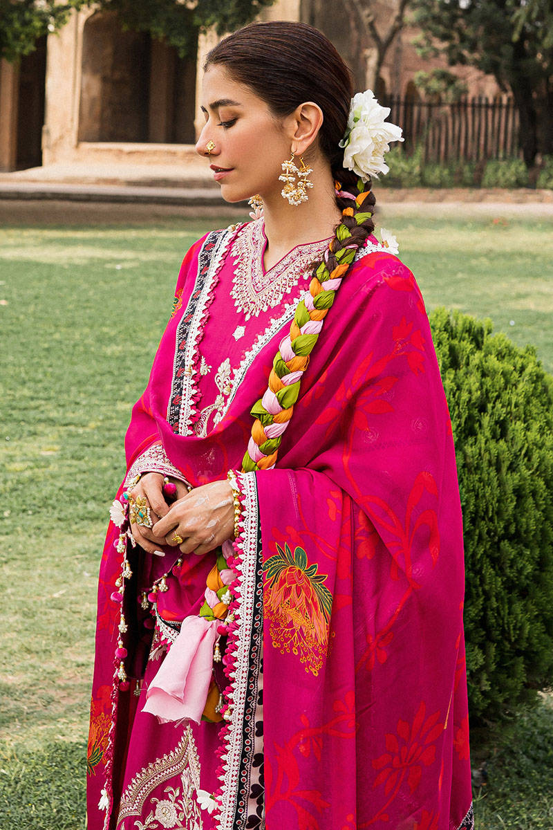 Mohsin Naveed Ranjha Festive Luxury Lawn Collection – Gulabo - Image 5