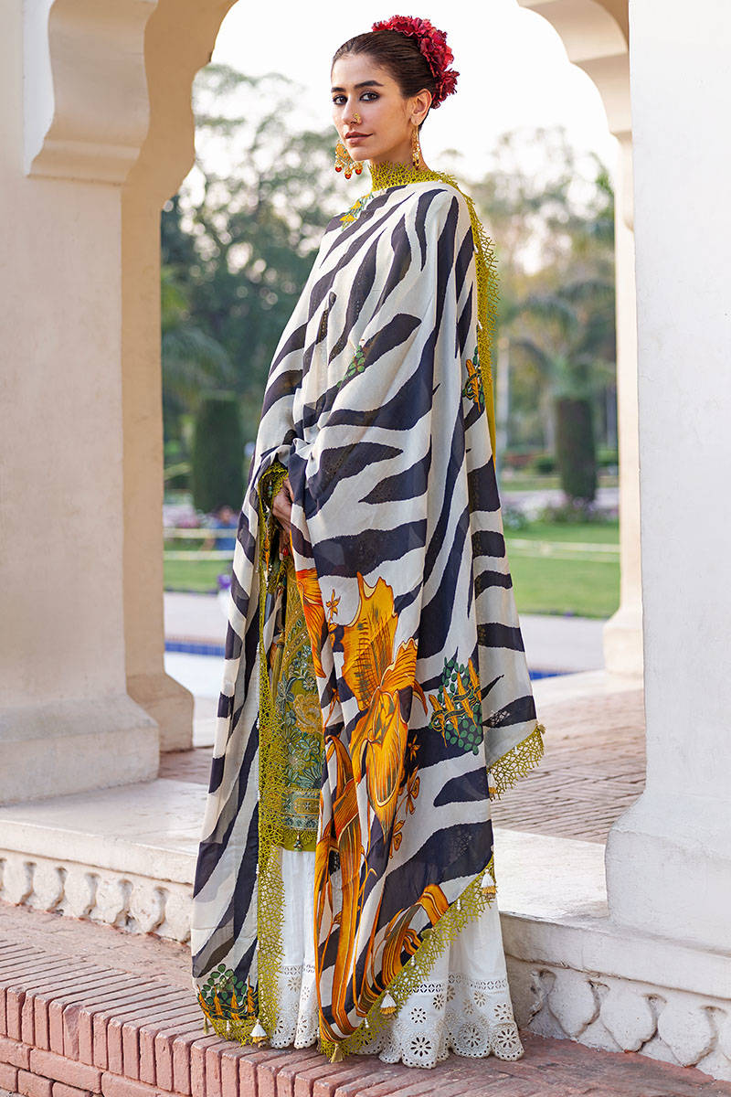 Mohsin Naveed Ranjha Festive Luxury Lawn Collection – Tulsi - Image 3