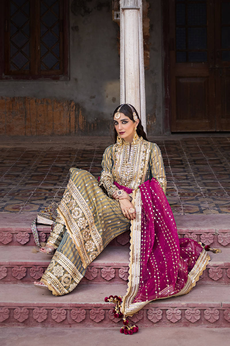 Mohsin Naveed Ranjha Zarlish Wedding Formals - NAWAB SAHIBA - Image 11