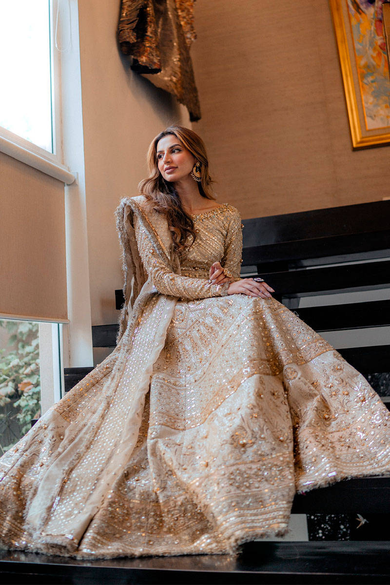 Mohsin Naveed Ranjha Zarlish Wedding Formals - ZAHRA MALIK IN MOTI - Image 3