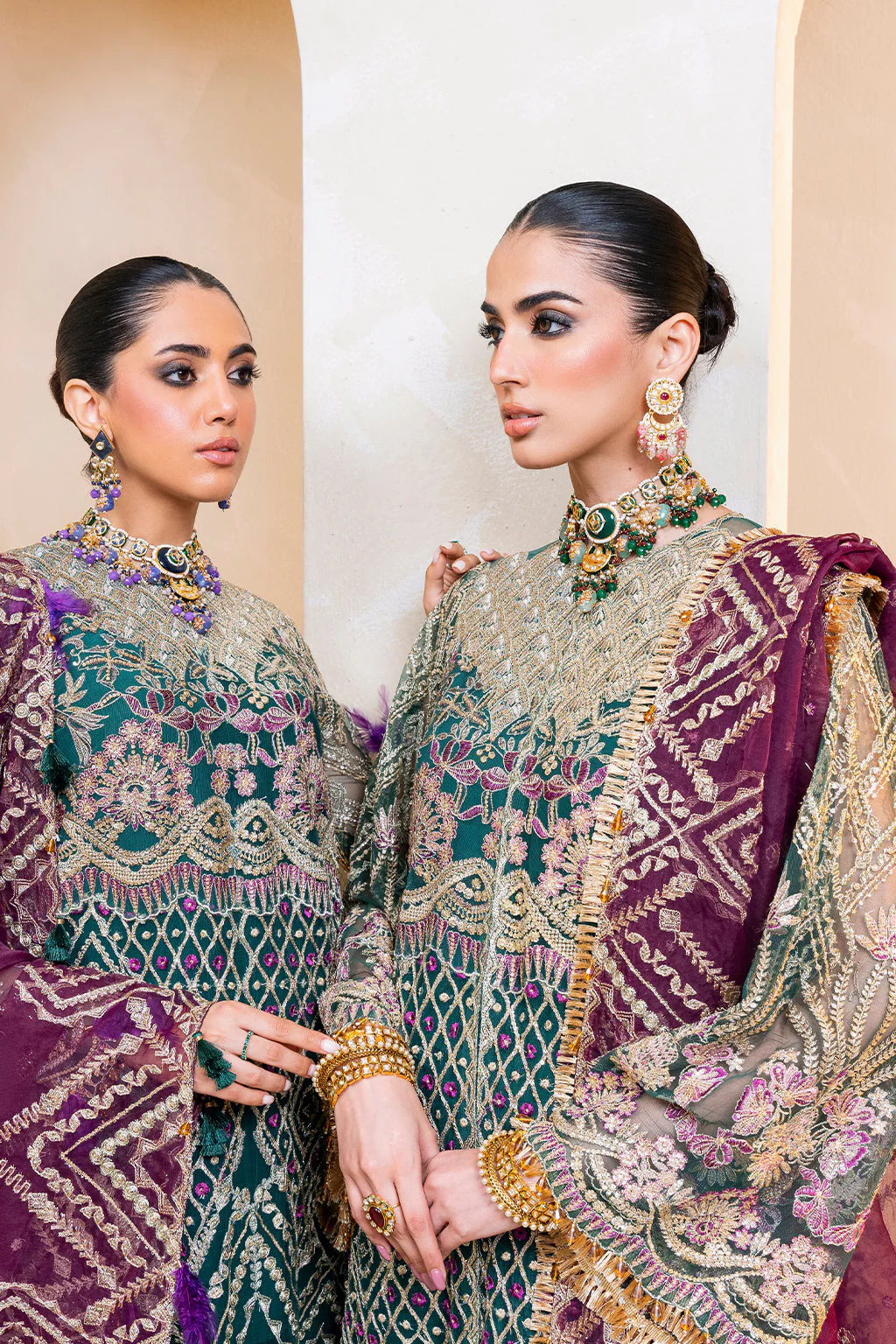 Muneefanaz Raha Luxury Formal Collection 2023 – Gulzar - Image 11