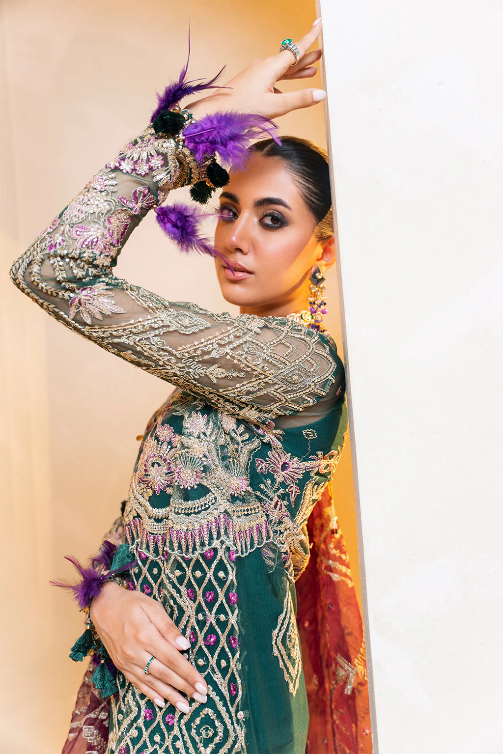 Muneefanaz Raha Luxury Formal Collection 2023 – Gulzar - Image 7