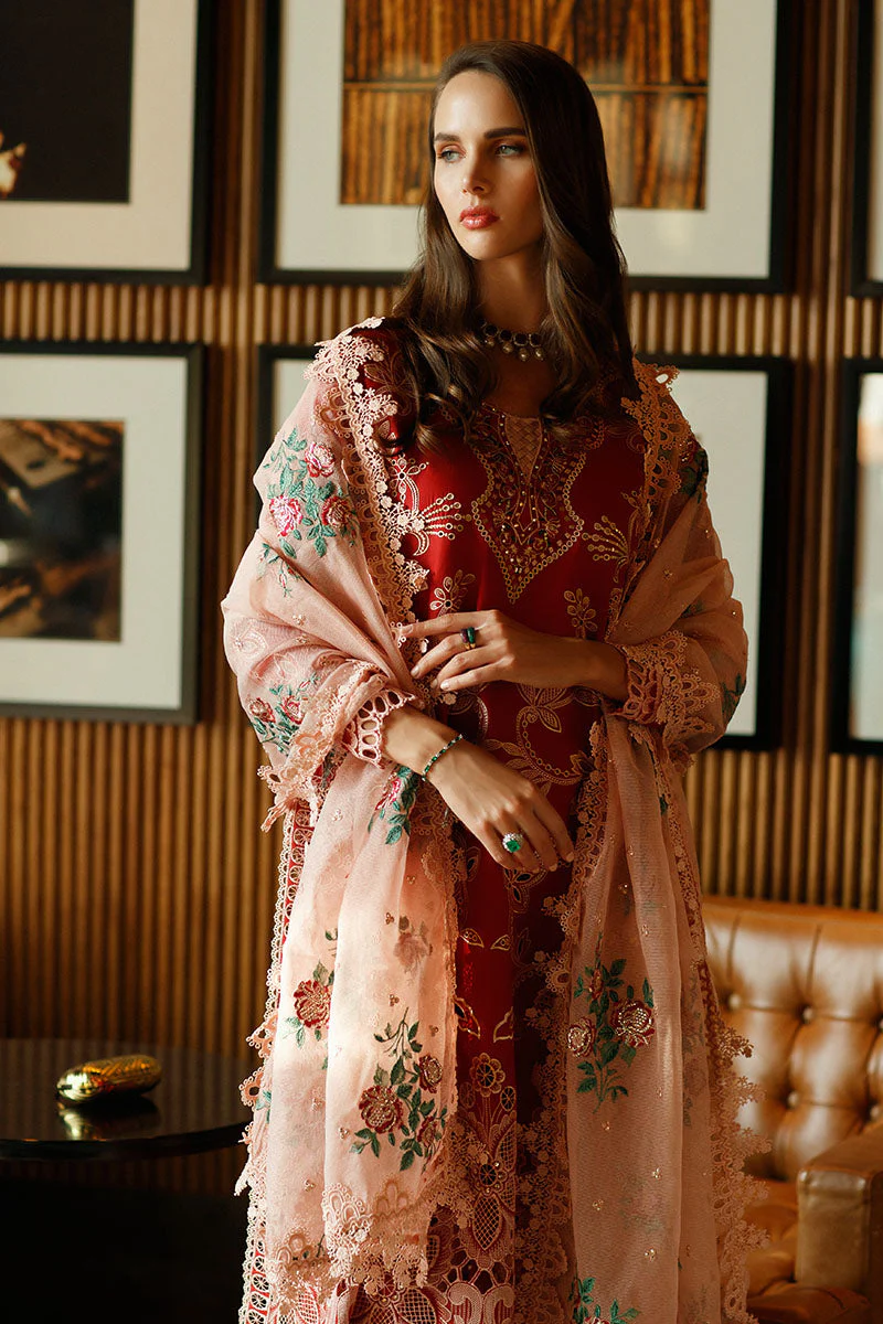 Mushq Astoria Festive Lawn Collection – Scarlet - Image 5