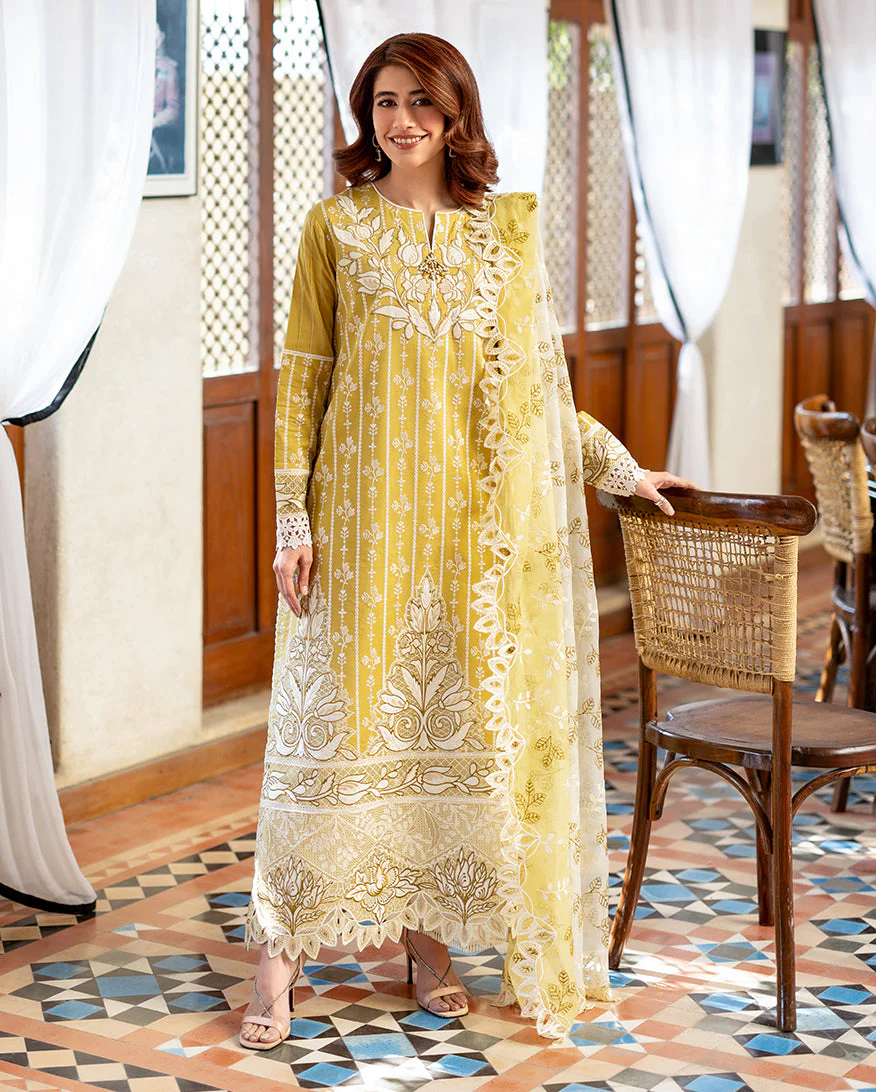Mushq Astoria Festive Luxury Lawn – Evadne