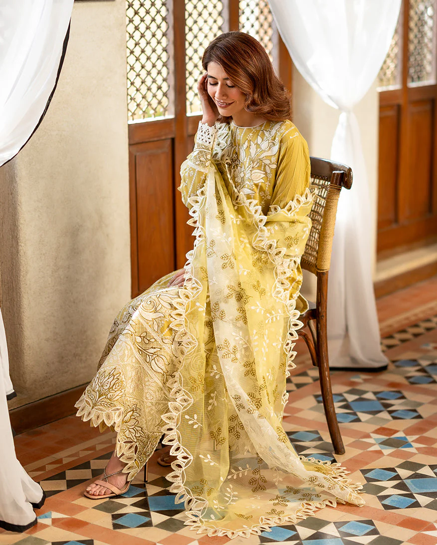 Mushq Astoria Festive Luxury Lawn – Evadne - Image 2