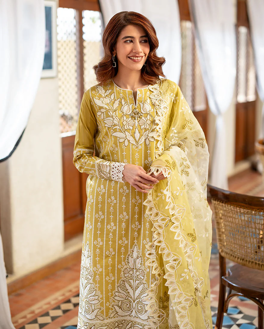 Mushq Astoria Festive Luxury Lawn – Evadne - Image 3