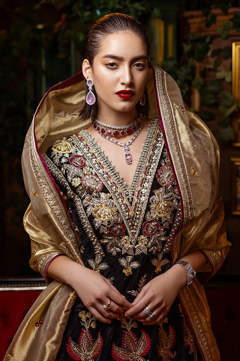 Mushq Deja Vu Luxury Velvet Formals – Whispers of Yesterday - Image 2