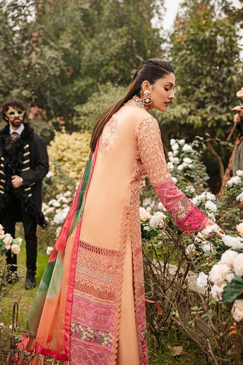 Mushq Festival De Verano Luxury Lawn Collection 2022 – MSL22 11 Marcela
