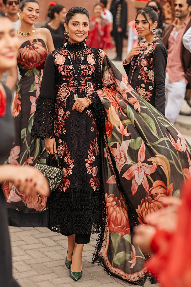 Mushq Festival De Verano Luxury Lawn Collection 2022 – MSL22 13 Rosa