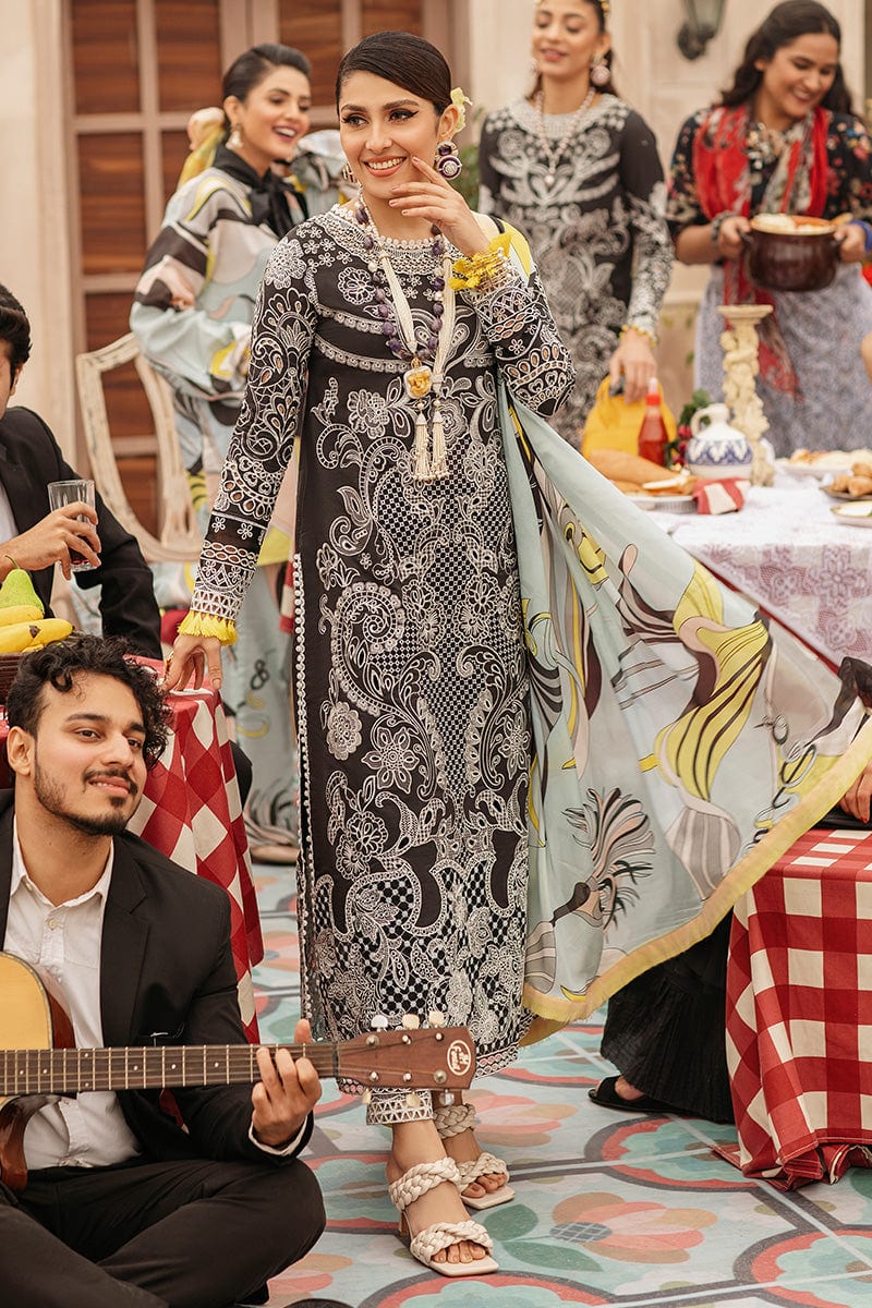 Mushq Festival De Verano Luxury Lawn Collection 2022 – MSL22 15 Camila - Image 6