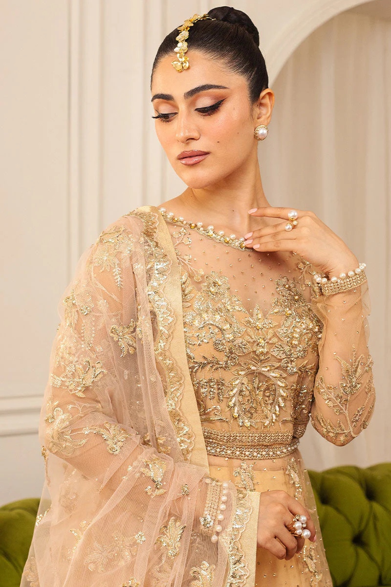 Mushq Hemline Aura Debut Wedding Formals – Chamois - Image 2