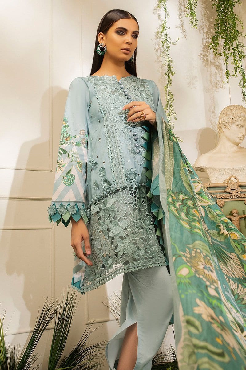 Mushq Hemline Collection 2020 – HLS-05b Aqua Haze - Image 4