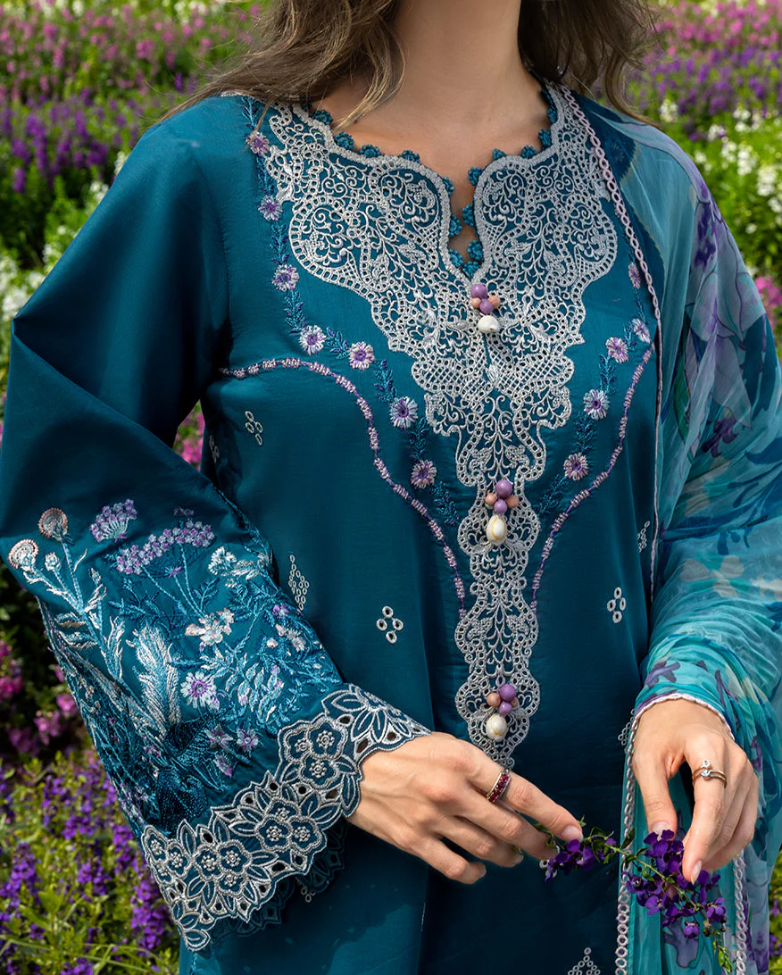 Mushq Hemline Lawn · The Secret Garden – Emerald Fern - Image 3