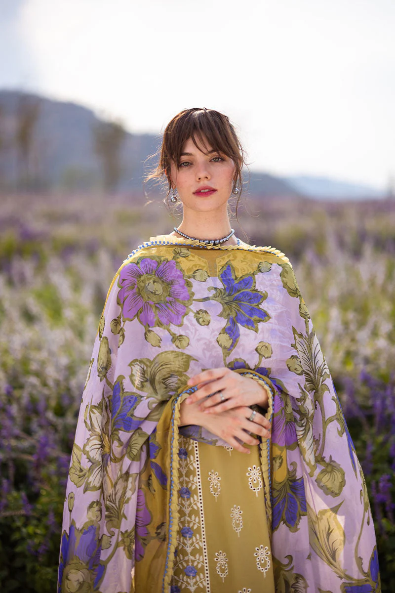 Mushq Hemline Secret Garden Lawn Collection 2024 – Mystical Fern - Image 4